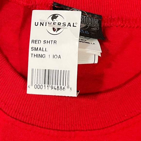 *NWT Universal Studios Kid's Dr. Seuss Thing 1 Muscle Tee Sz S - Picture 10 of 11